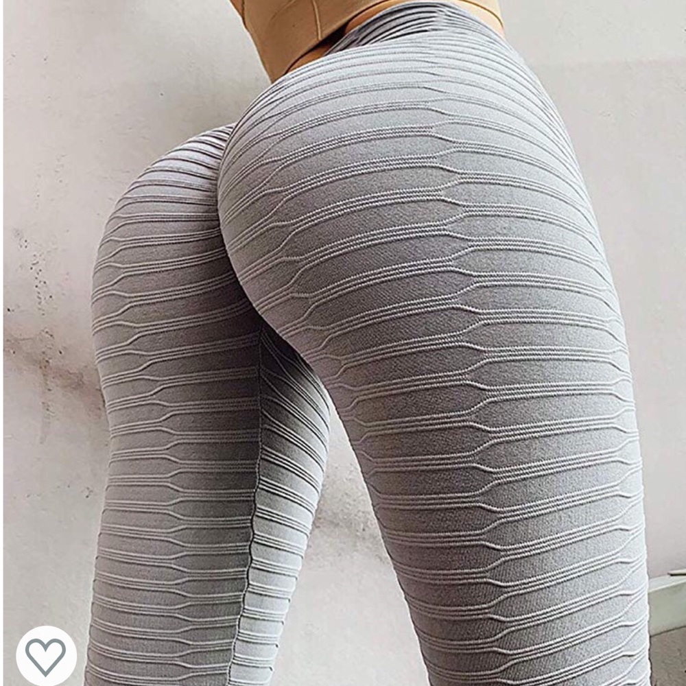 0763 High Waist Workout Butt Push Up Pants Sports